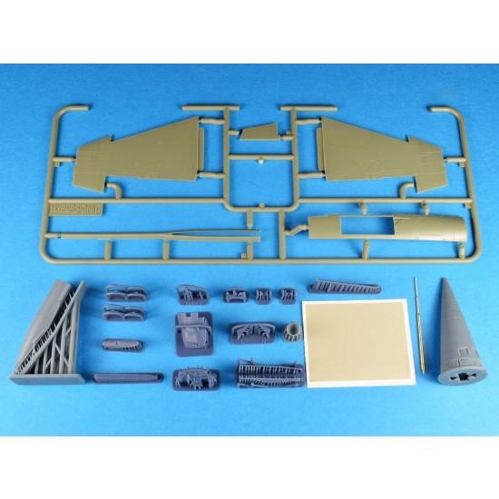 1/48 Lockheed NF-104A Conversion Set for Kinetic F-104G kit 1/48 Lockheed NF-104A Conversion Set for Kinetic F-104G kit
